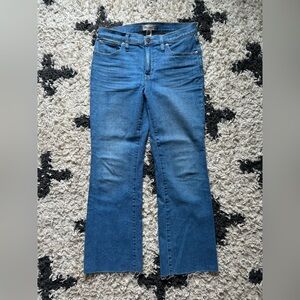 Madewell mid rise kick out jeans size 28